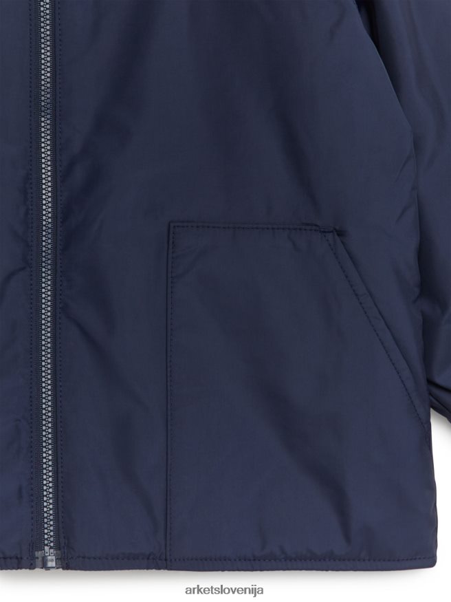 oblačila sl ARKET otroci jopič na zadrgo temno modra 6X02XV1675