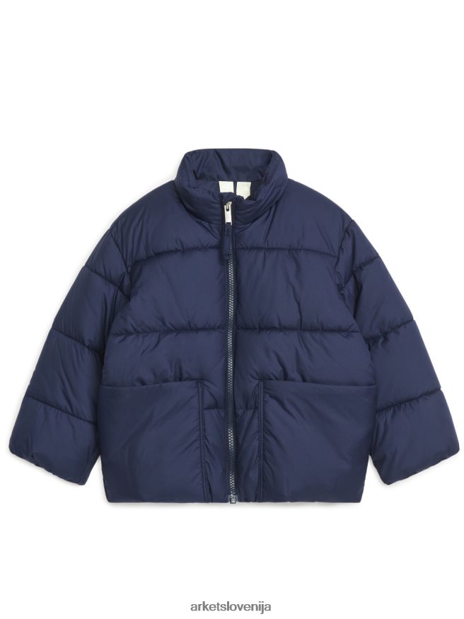 oblačila sl ARKET otroci napihnjen jopič temno modra 6X02XV1679