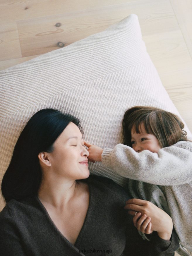 oblačila sl ARKET otroci neps volneni pulover bež melanž 6X02XV1622