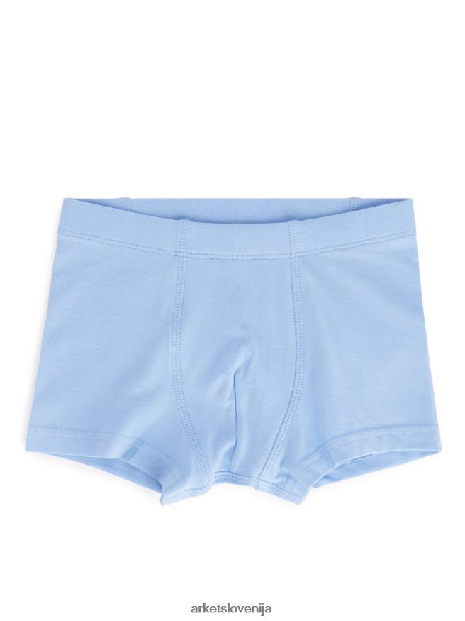 oblačila sl ARKET otroci majice iz džersija svetlo modra/siva melanž/bela 6X02XV1625