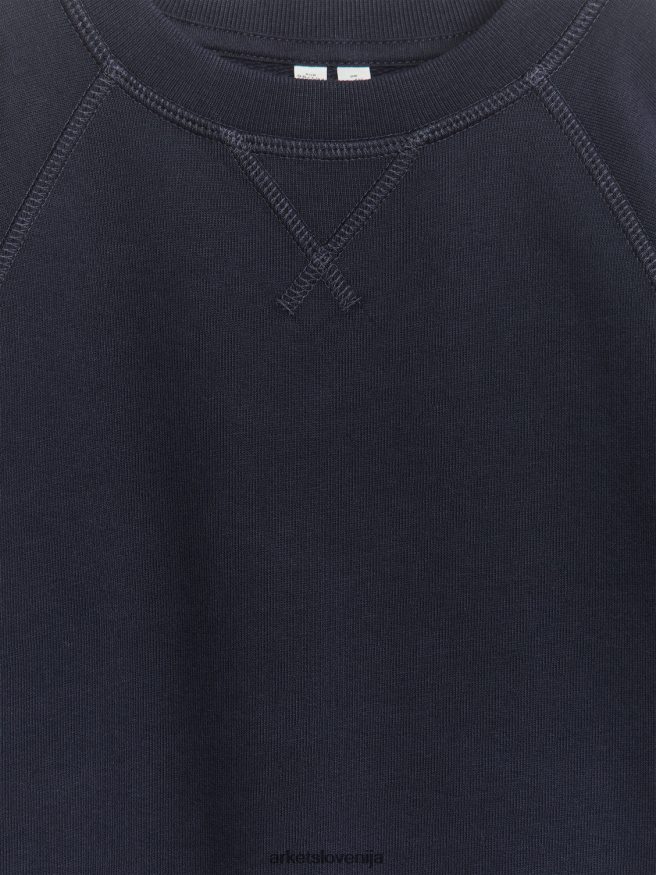 oblačila sl ARKET otroci pulover z okroglim izrezom temno modra 6X02XV1533