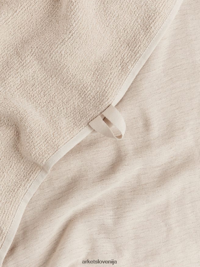 pripomočki za dom sl ARKET uniseks bombažna brisača 70 x 140 cm bež 6X02XV1352