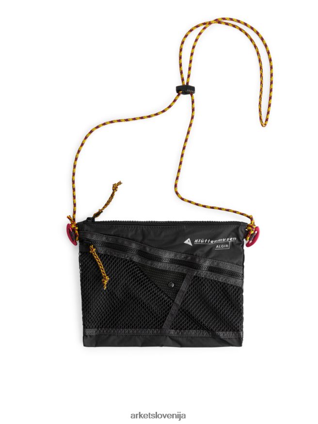 vrečke sl ARKET uniseks klattermusen algir torba za dodatke Črna 6X02XV1199