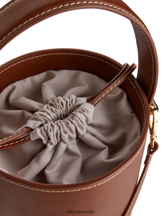 vrečke sl ARKET uniseks majhna usnjena torbica rjav 6X02XV768