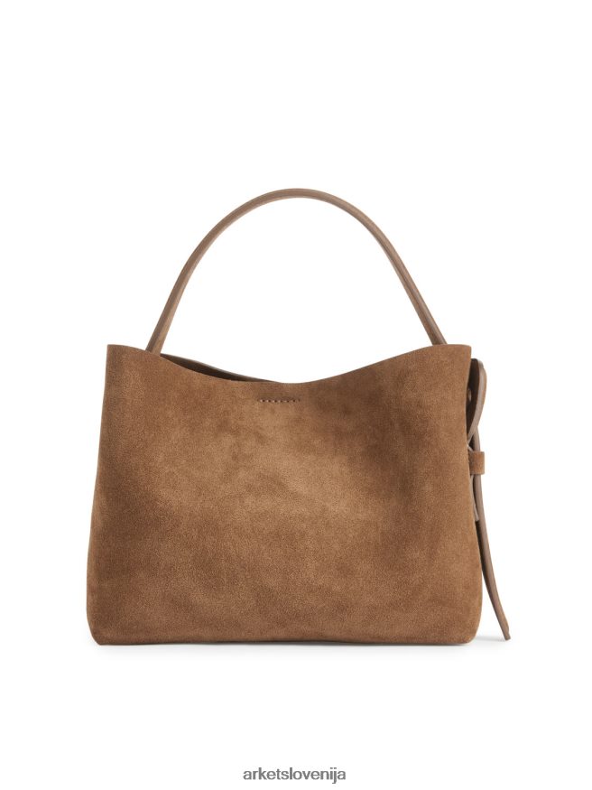 vrečke sl ARKET uniseks torba za čez ramo iz semiša rjav 6X02XV742