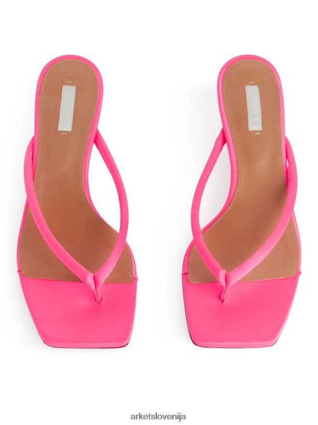 obutev sl ARKET ženske natikači iz satena roza 6X02XV703