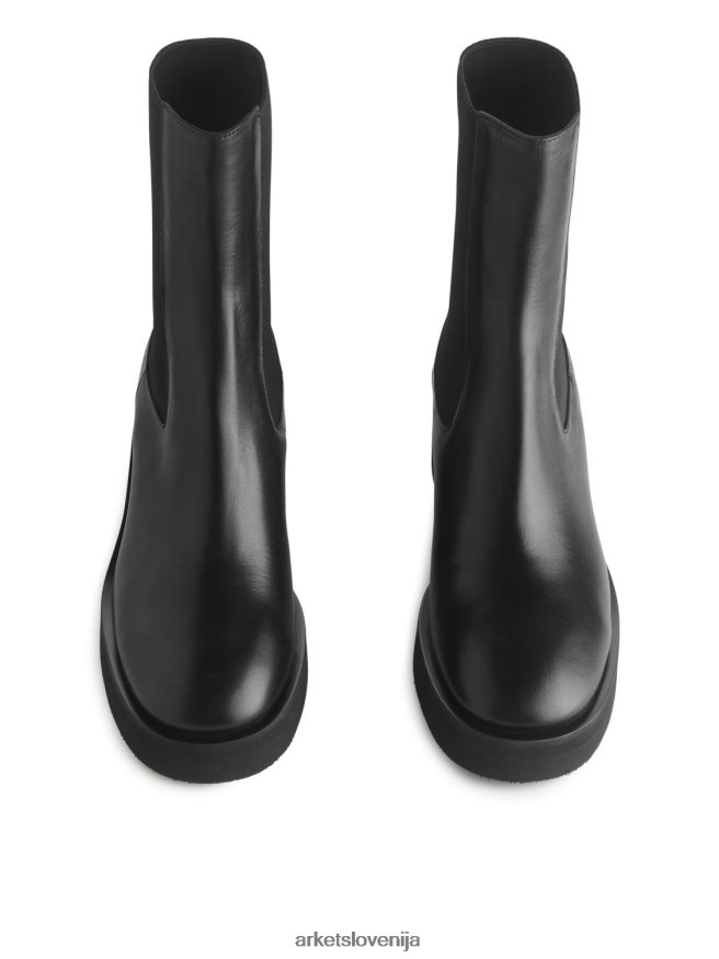 obutev sl ARKET ženske chelsea škornji s peto Črna 6X02XV737