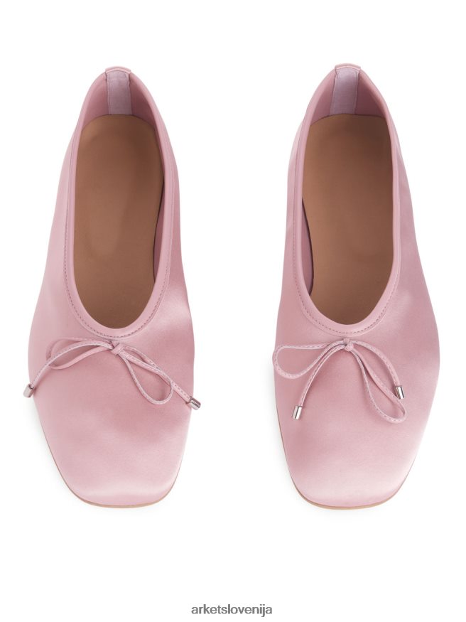 obutev sl ARKET ženske satenaste balerinke roza 6X02XV718