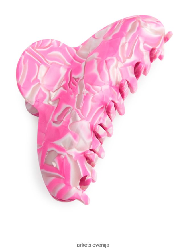 dodatki sl ARKET ženske lasni krempelj roza/bela 6X02XV861