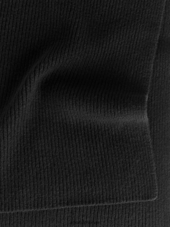 dodatki sl ARKET ženske šal iz mešanice kašmirja Črna 6X02XV842