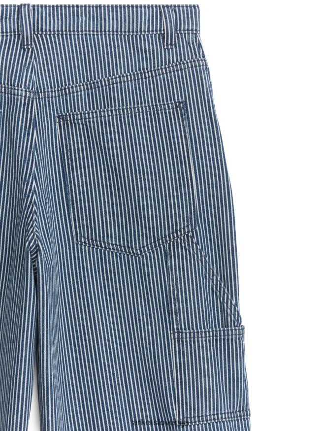 oblačila sl ARKET ženske vrbove ohlapne kavbojke hickory trak 6X02XV154