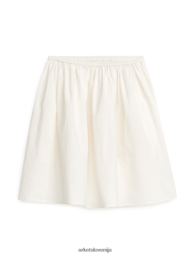 oblačila sl ARKET ženske bombažno krilo bela 6X02XV232