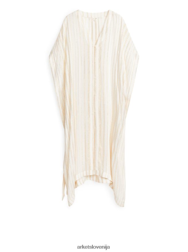 oblačila sl ARKET ženske na plažo umazano bela 6X02XV95