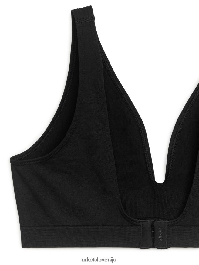 oblačila sl ARKET ženske brezšiven mehak nedrček Črna 6X02XV538