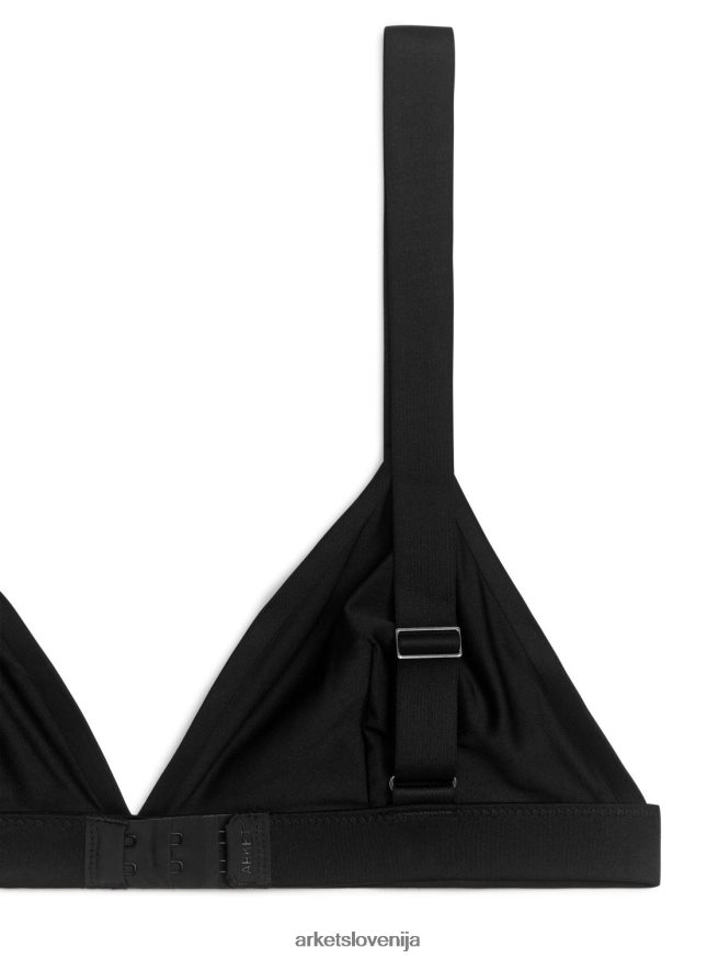 oblačila sl ARKET ženske mehak trikotni nedrček Črna 6X02XV544