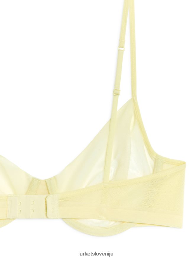 oblačila sl ARKET ženske nedrček iz mrežaste žice rumena 6X02XV548