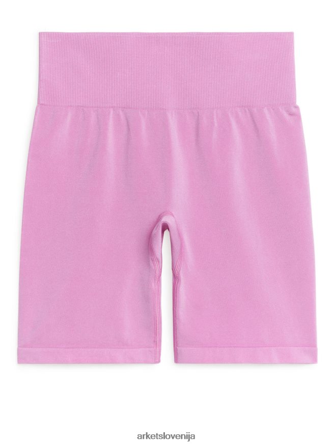 oblačila sl ARKET ženske brezšivne športne kratke hlače roza 6X02XV502