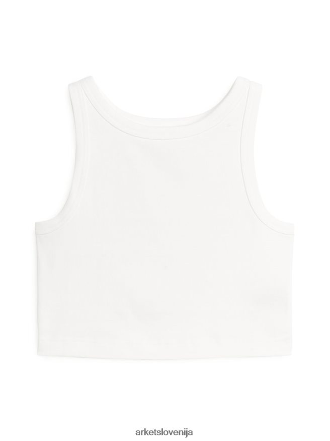 oblačila sl ARKET ženske odrezan brezrokavnik bela 6X02XV304