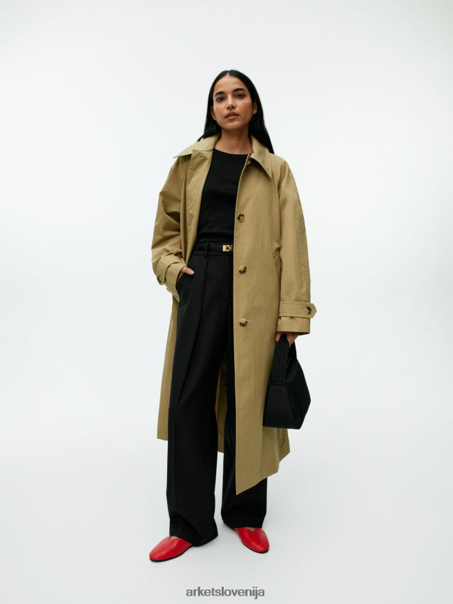 oblačila sl ARKET ženske rebrasti brezrokavnik Črna 6X02XV384