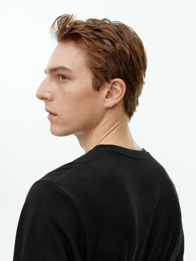 oblačila sl ARKET ženske srednje težka majica Črna 6X02XV992