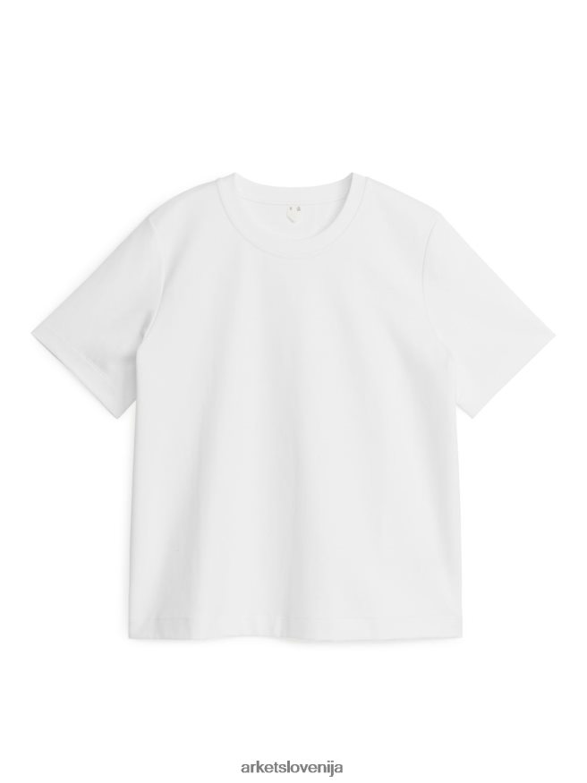 oblačila sl ARKET ženske težkokategorna majica bela 6X02XV339